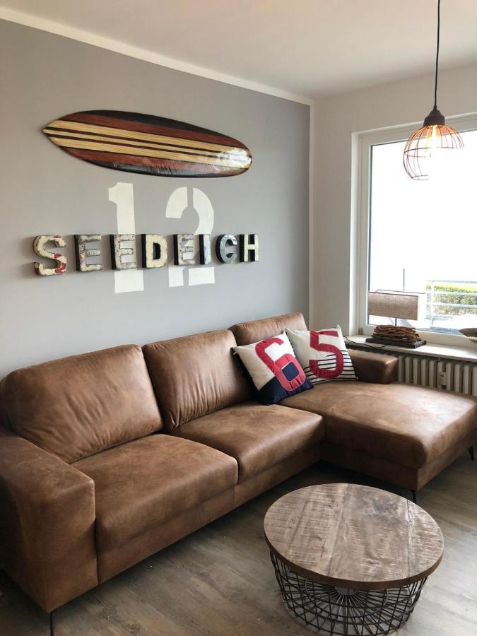 Seedeich Cuxhaven Buitenkant foto