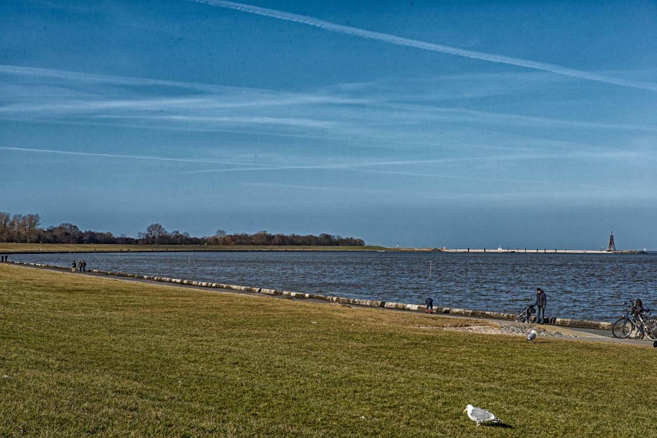 Seedeich Cuxhaven Buitenkant foto